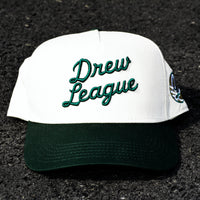 Drew League 2 tone Snapback Hat ('73 Green and Cream)