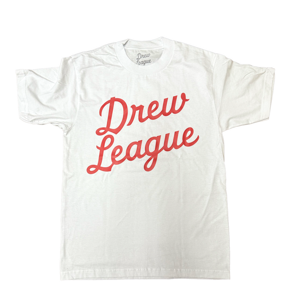 OG Drew League T (white/red)