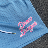 The Drew League Script Logo Mesh Shorts